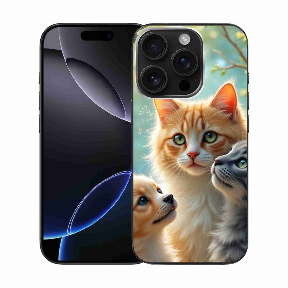 Gél borítás mmCase iPhone 16 Pro készülékhez - Állati barátság 2