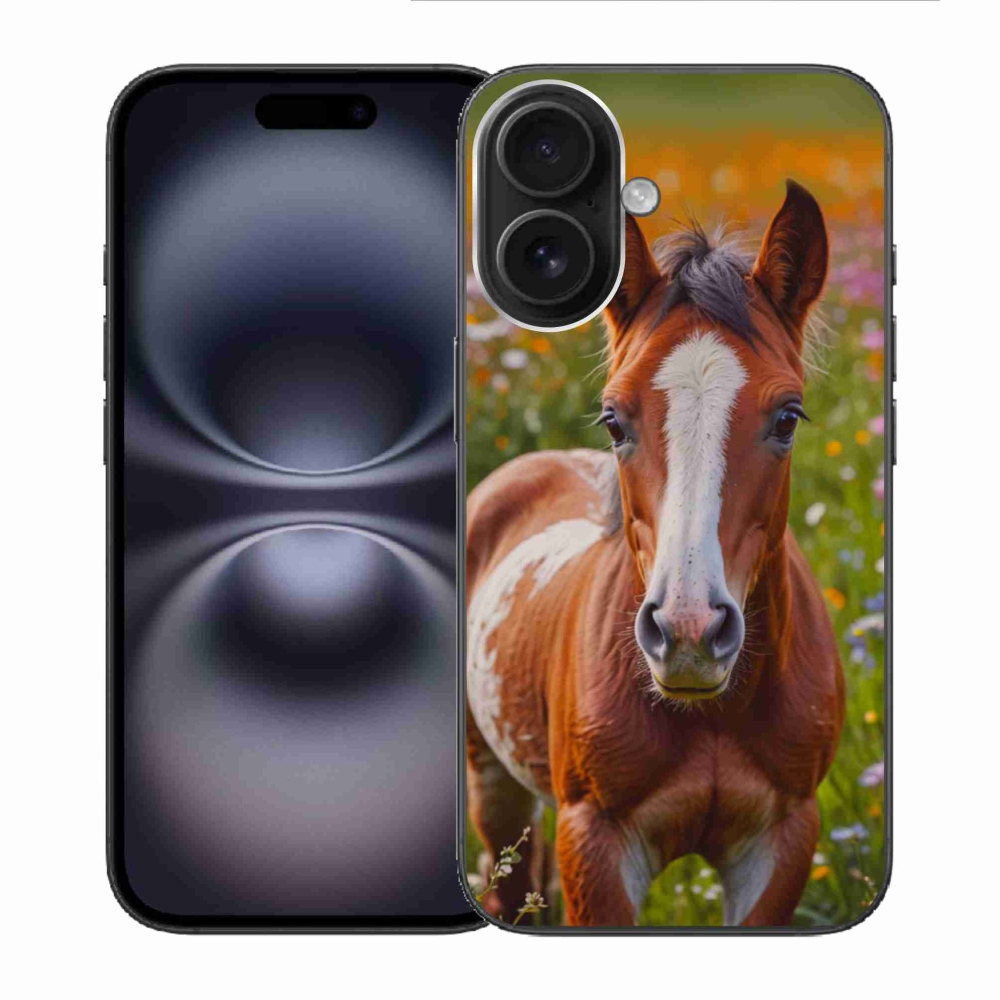 mmCase gél tok az iPhone 16-hoz – aranyos csikó