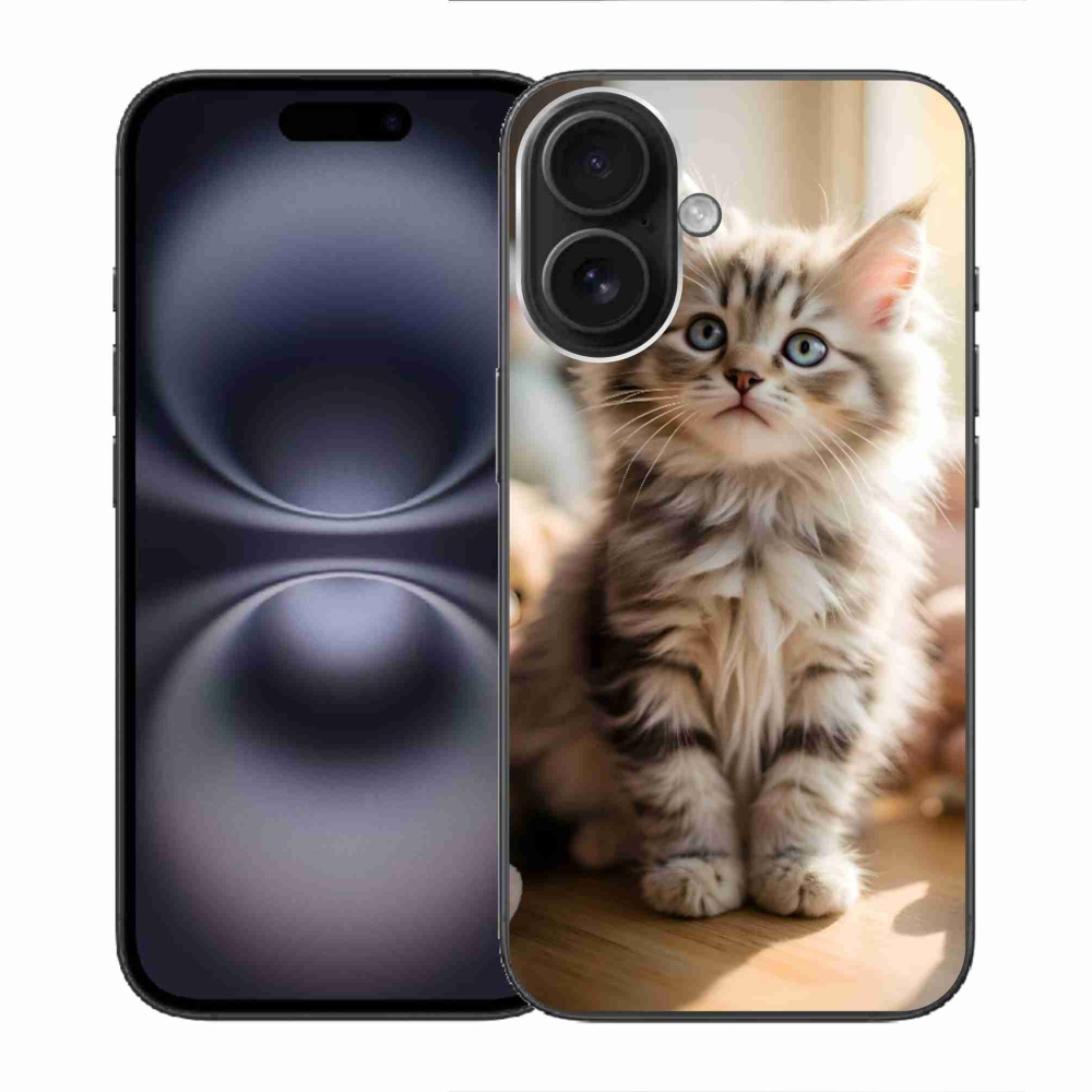mmCase gél tok az iPhone 16-hoz – aranyos cica 10