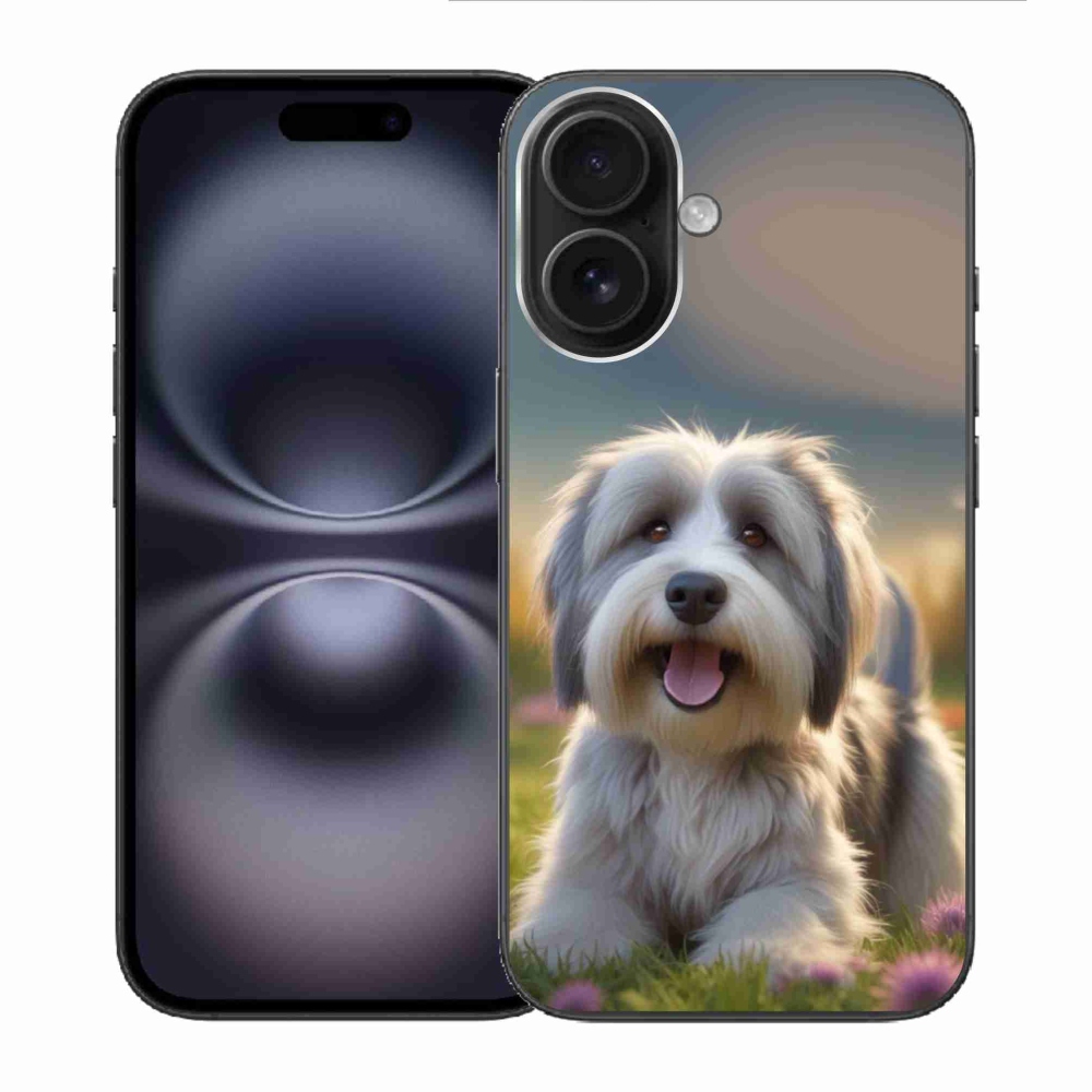 mmCase gél tok az iPhone 16-hoz – aranyos havannai kutyus