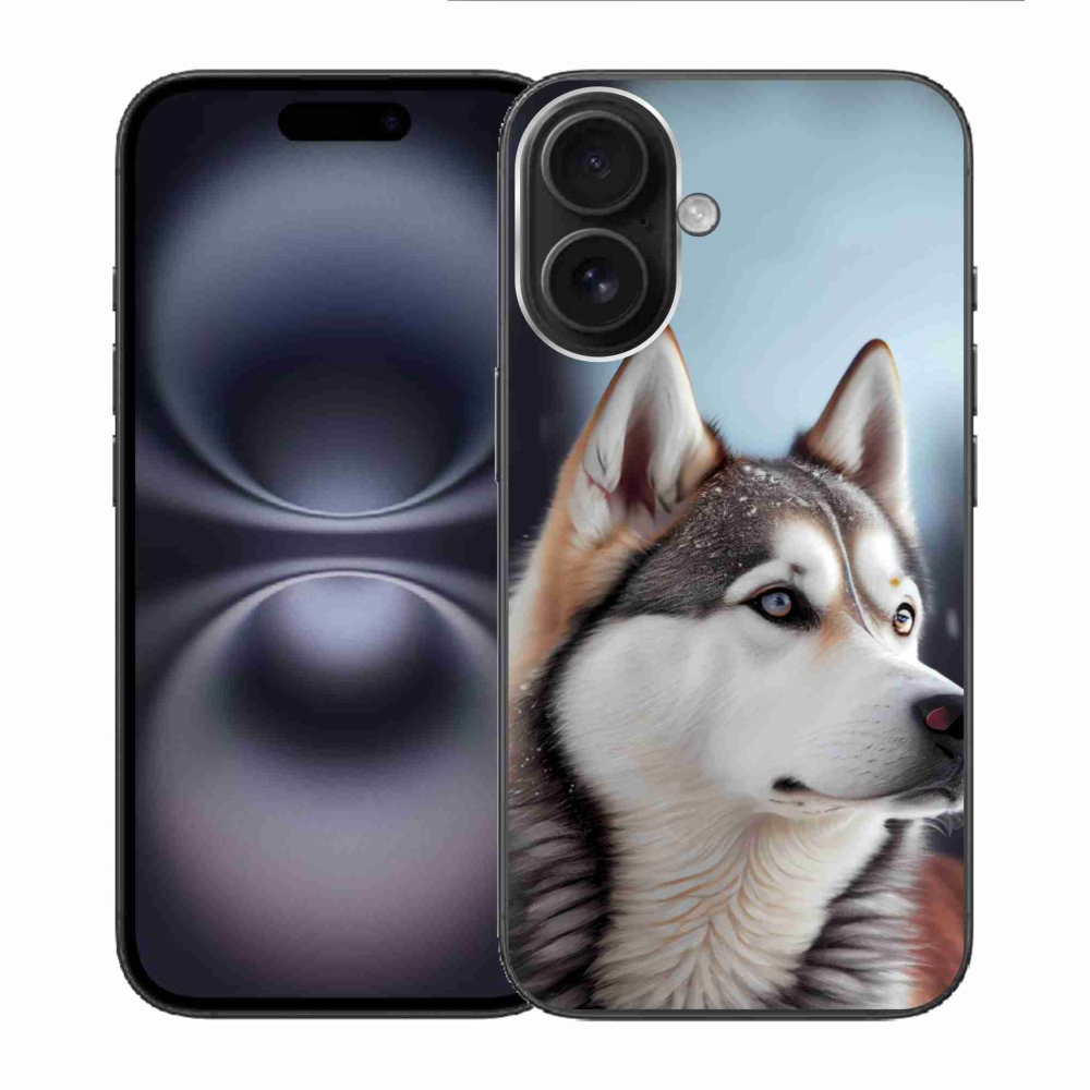 mmCase gél tok az iPhone 16-hoz – szibériai husky