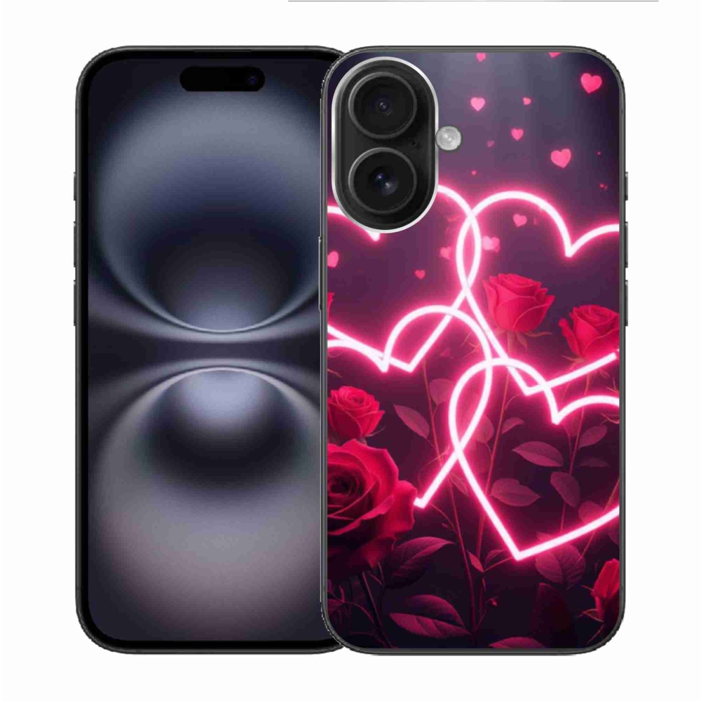 Gél borítás mmCase iPhone 16 készülékhez - Szerelem szíve