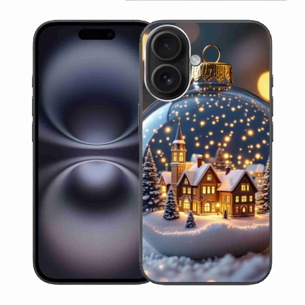 Gél borítás mmCase iPhone 16-hoz - Karácsonyi gömb 4