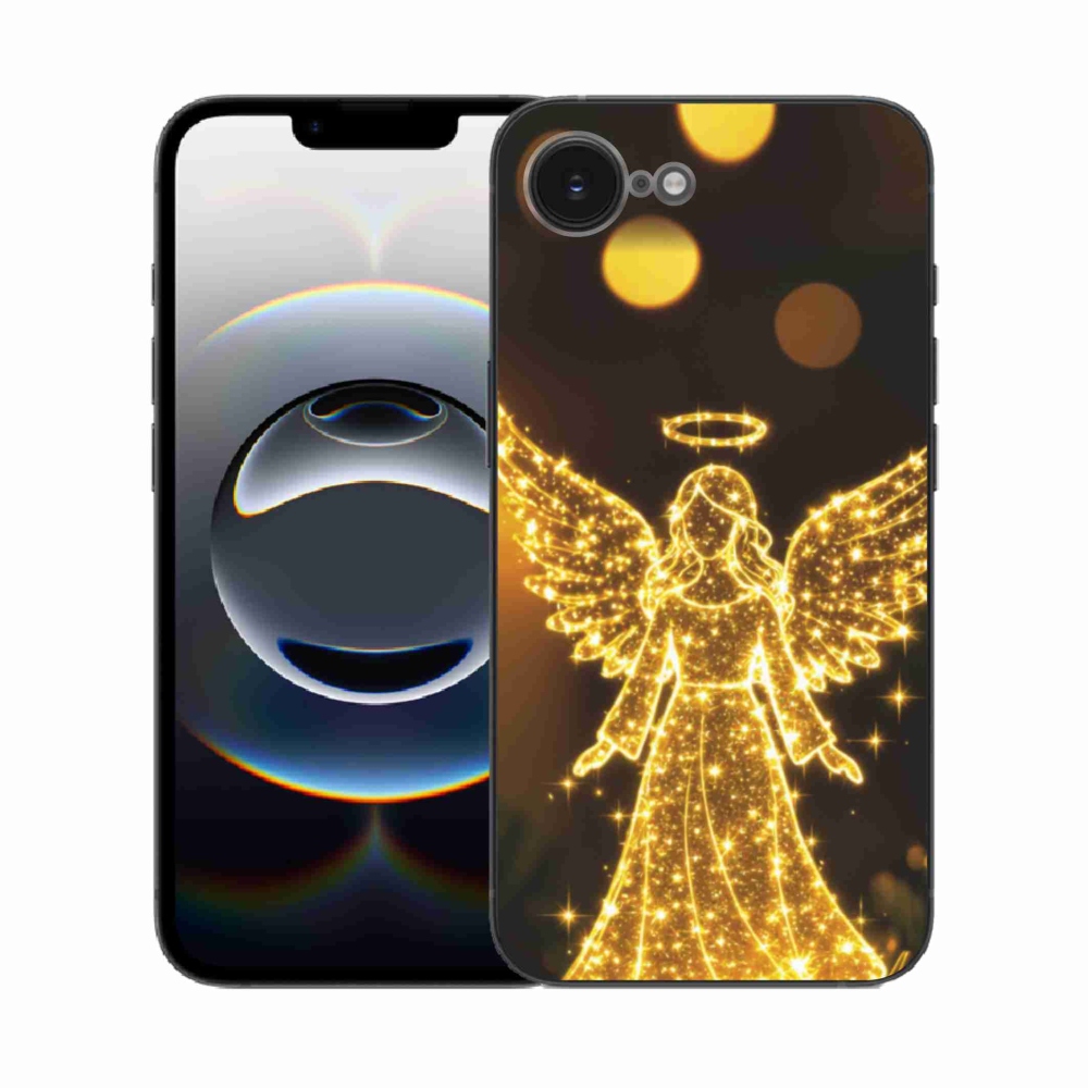 Zselés borítás mmCase iPhone 16e készülékhez - angyalka