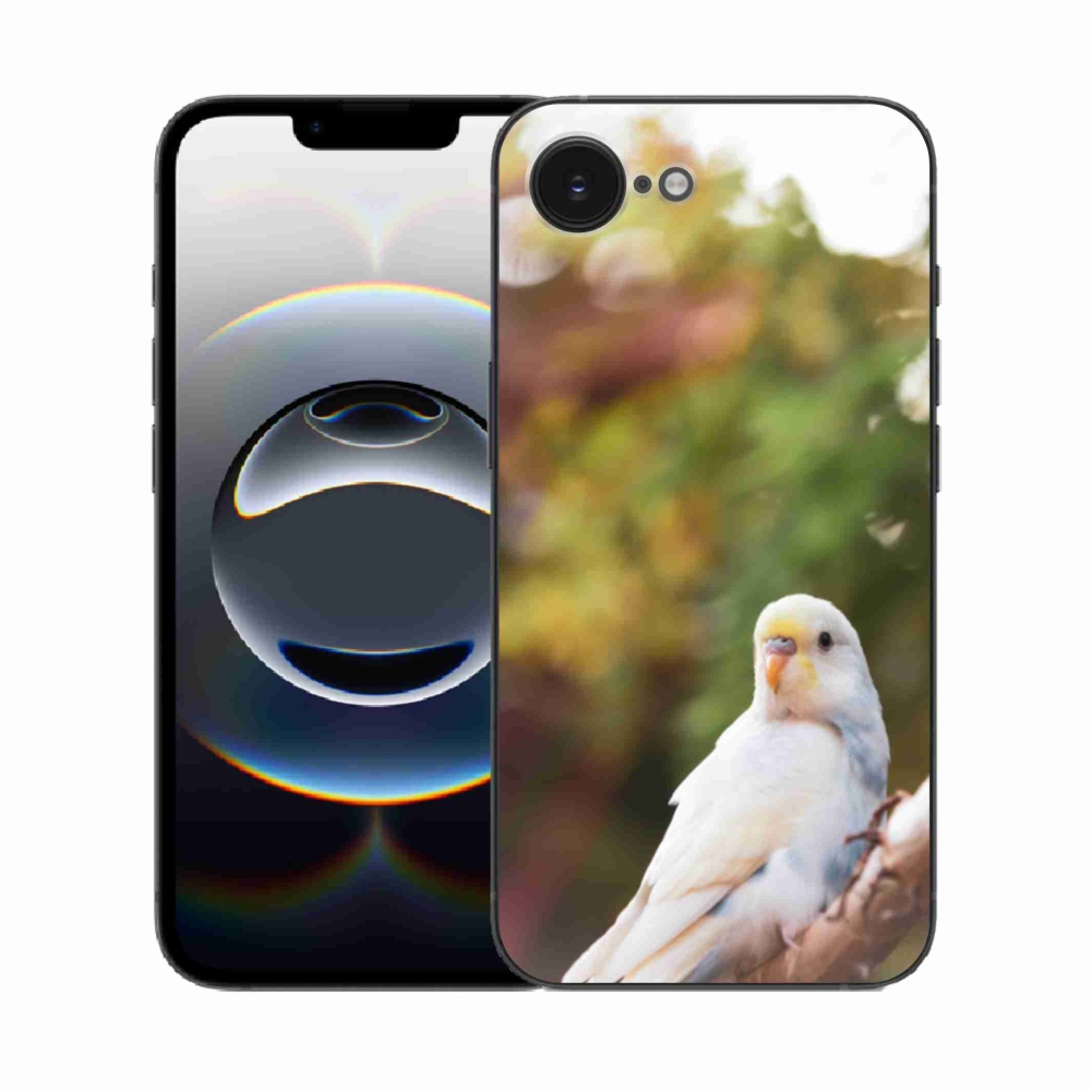 Zselés borítás mmCase iPhone 16e készülékhez - andulka fehér