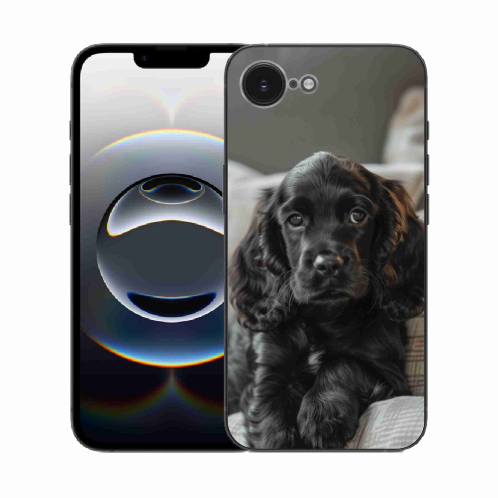 Zselés borítás mmCase iPhone 16e készülékhez - Angol Cocker Spaniel