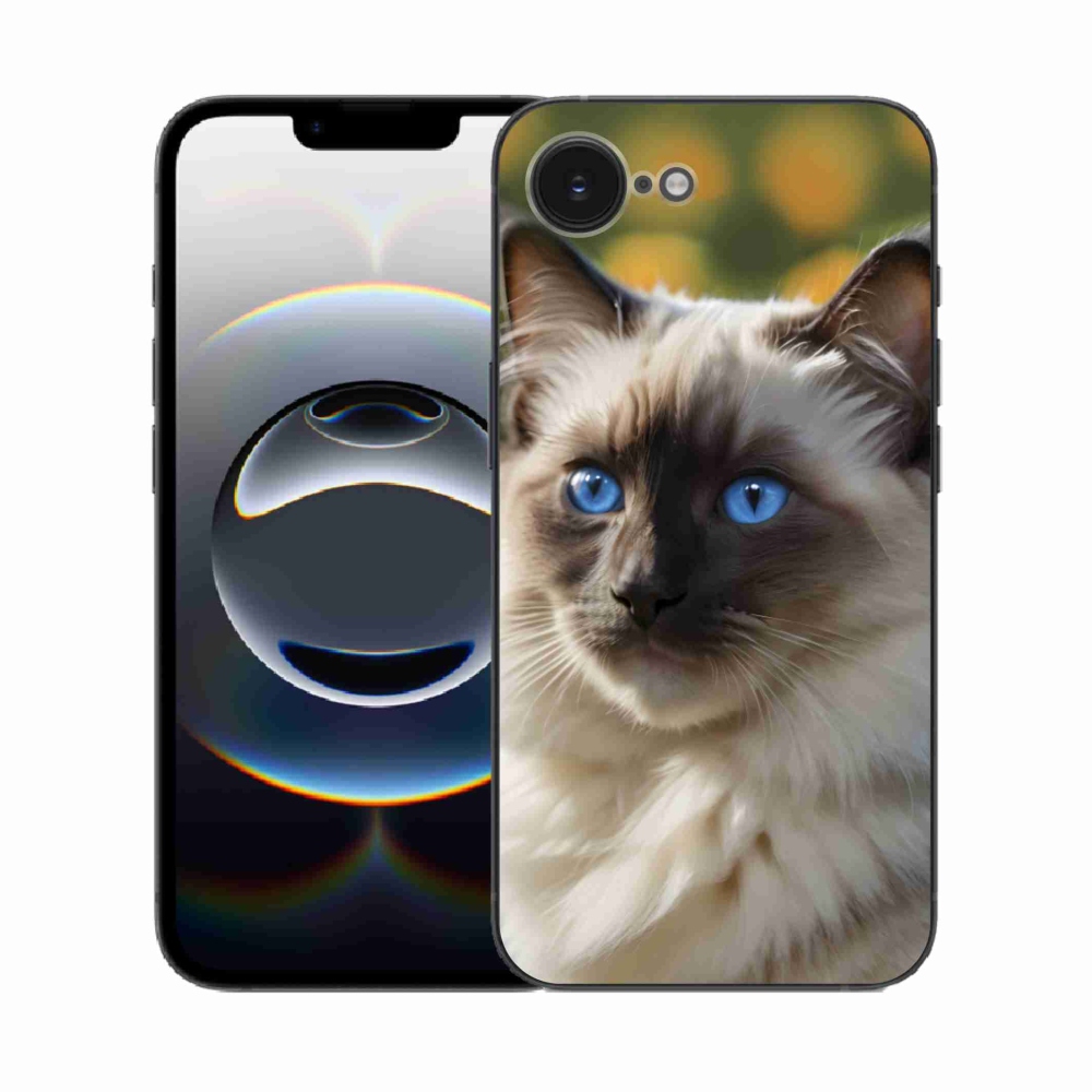 Zselés borítás mmCase iPhone 16e készülékhez - fehér rongybaba