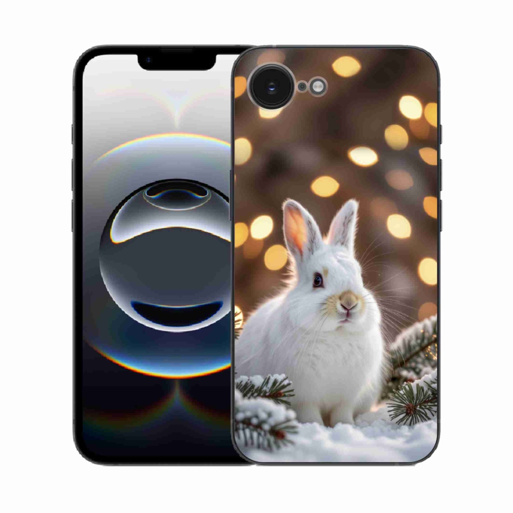 mmCase gél tok az iPhone 16e-hez – fehér nyuszi