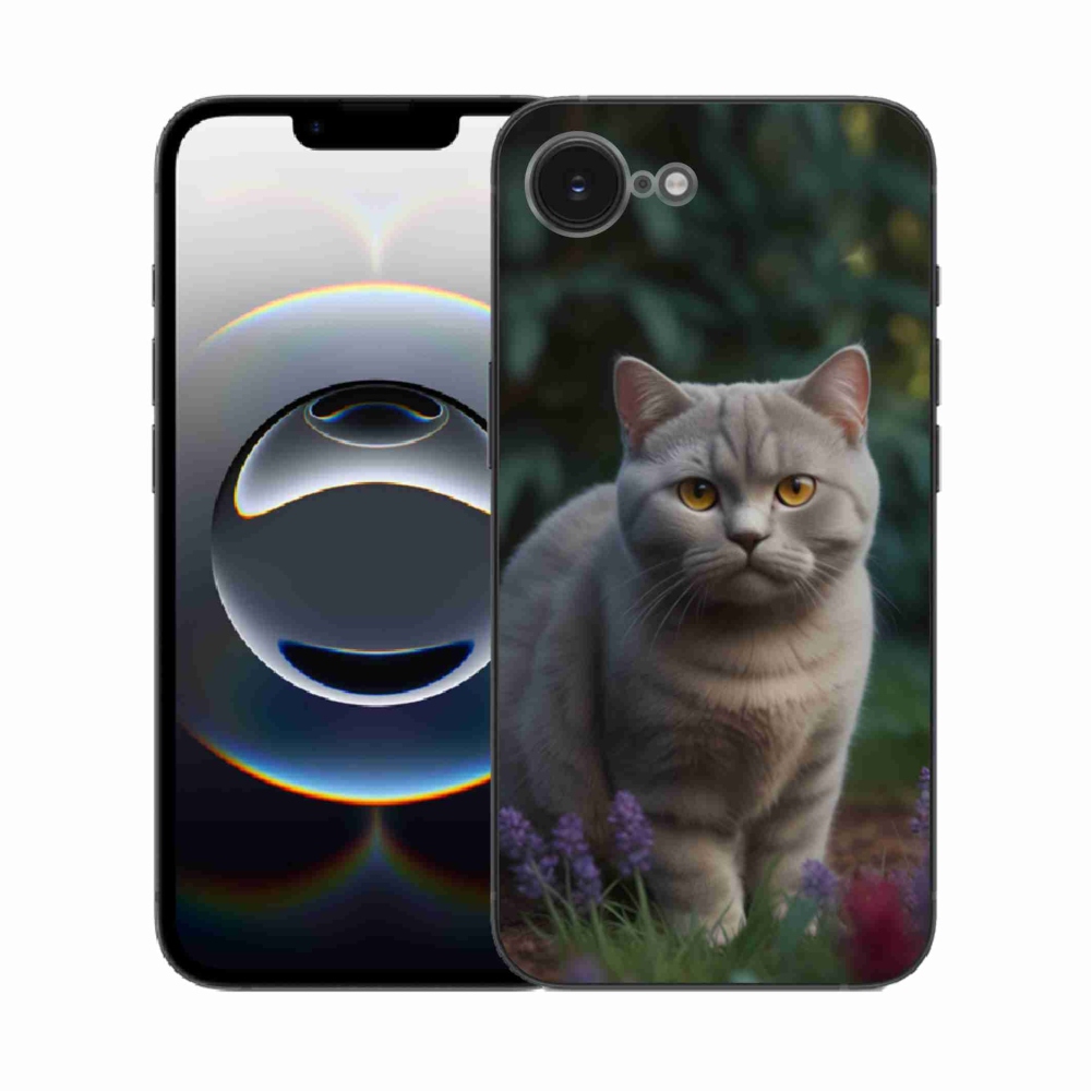 Zselés borítás mmCase iPhone 16e készülékhez - Brit macska