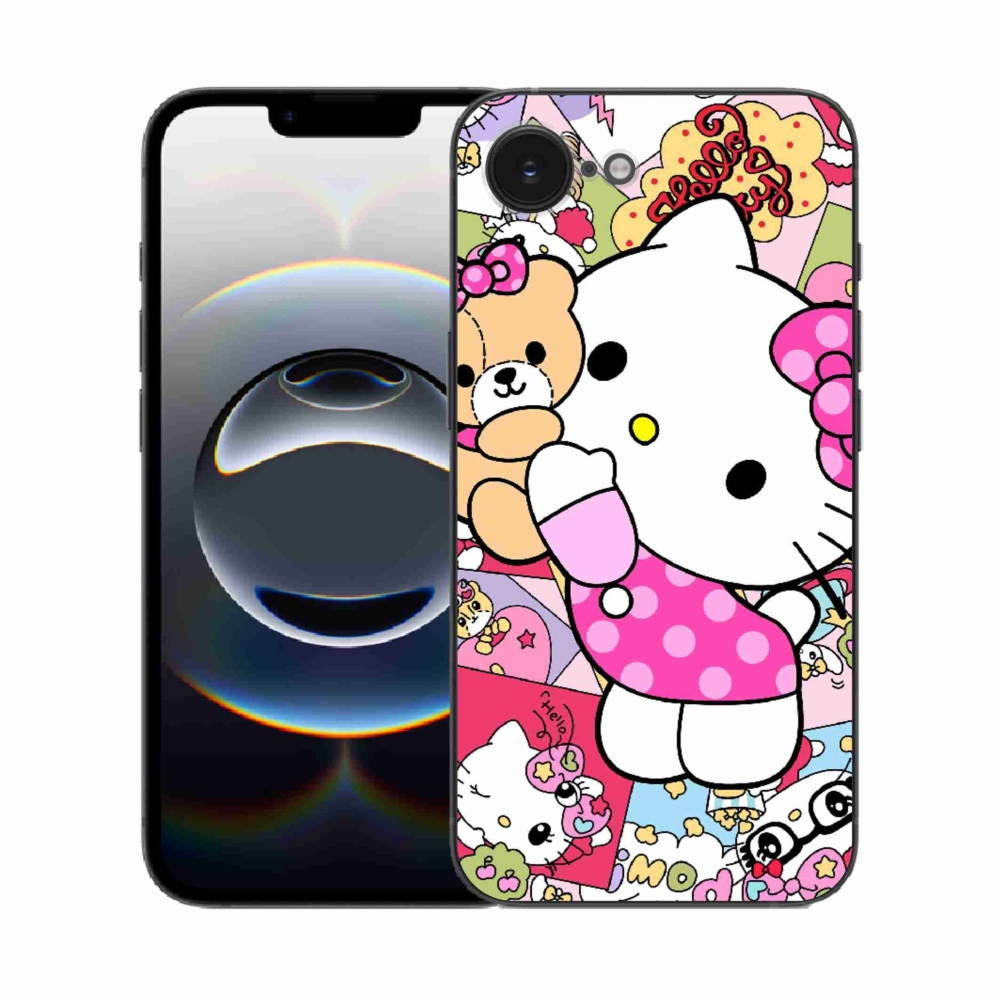 mmCase gél tok az iPhone 16e-hez – aranyos cica