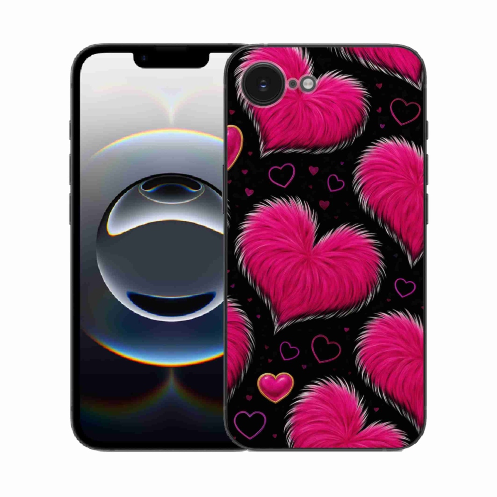 Gél borítás mmCase iPhone 16e készülékhez - puha szív