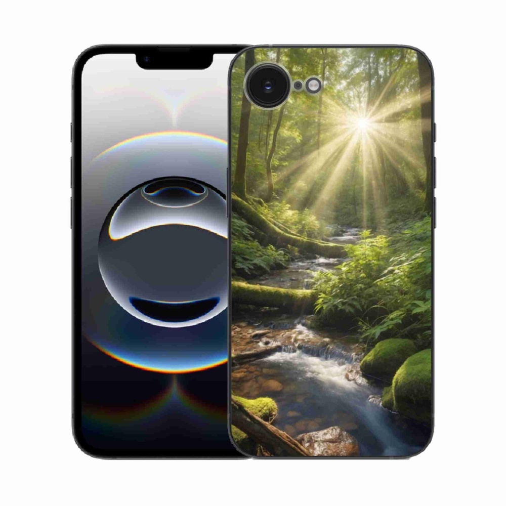 Gél borítás mmCase iPhone 16e készülékhez - erdő mélysége