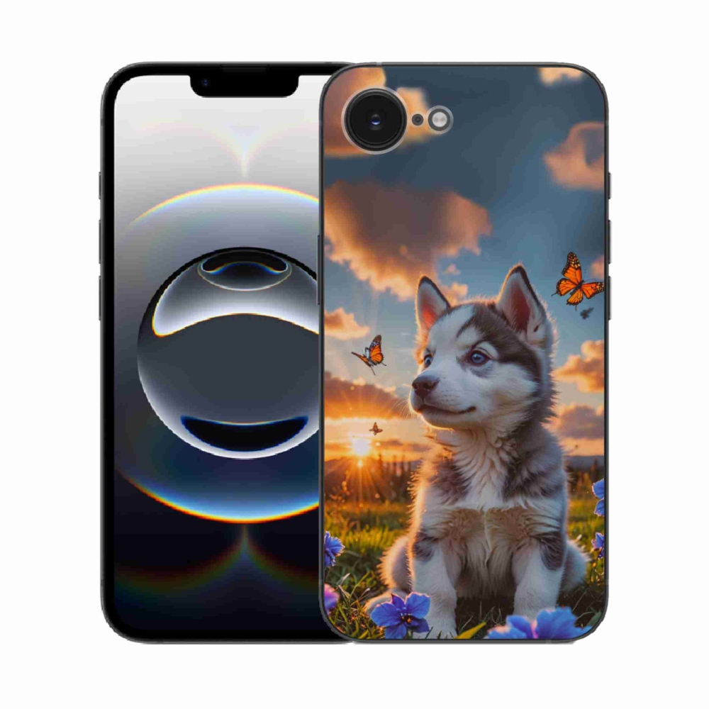 mmCase gél tok az iPhone 16e-hez – husky naplementekor
