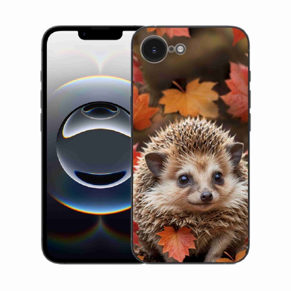 mmCase gél tok az iPhone 16e-hez – sün a levelek között