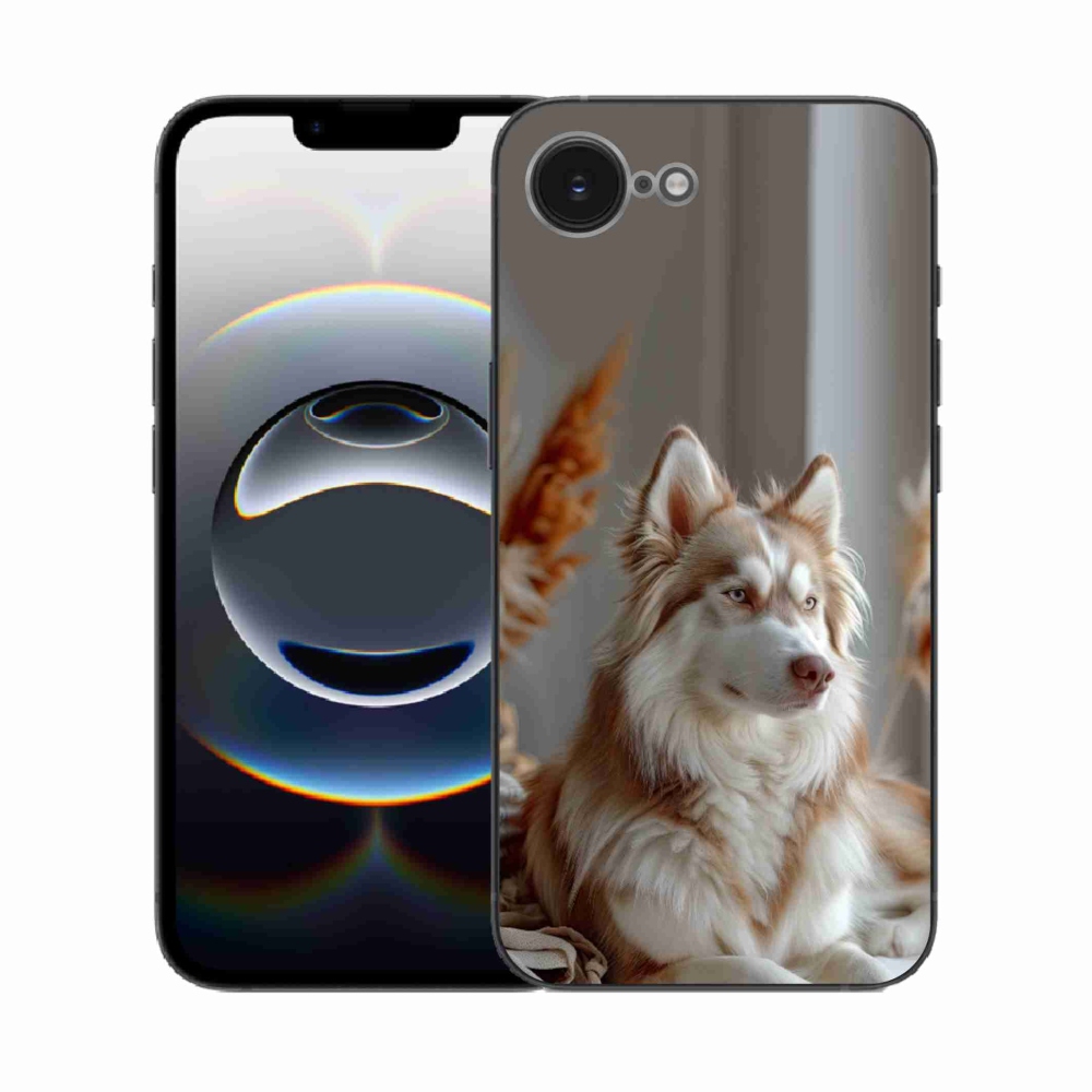 mmCase gél tok az iPhone 16e-hez – nyugodt szibériai husky