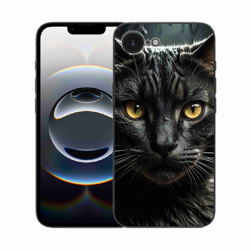 Zselés borítás mmCase iPhone 16e készülékhez - cat view 3