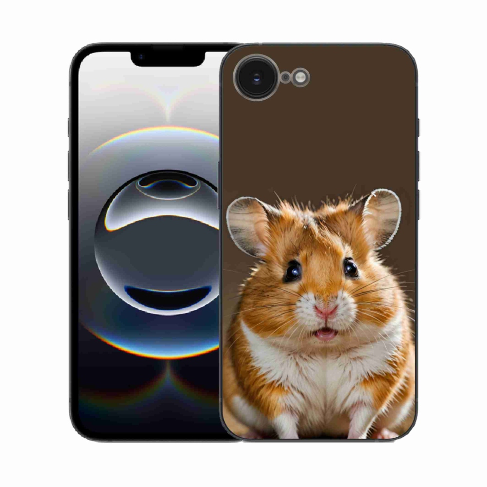 Zselés borítás mmCase iPhone 16e készülékhez - hörcsög