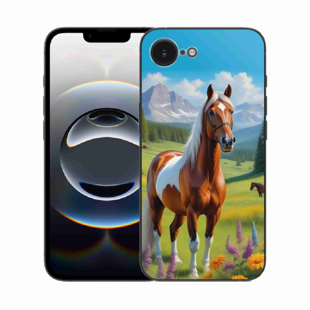 mmCase gél tok az iPhone 16e-hez – ló a réten