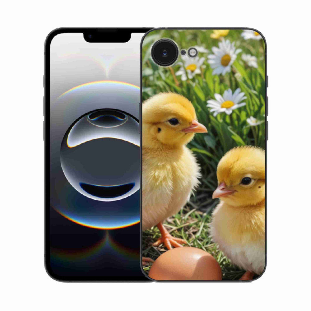 Zselés borítás mmCase iPhone 16e készülékhez - csibék