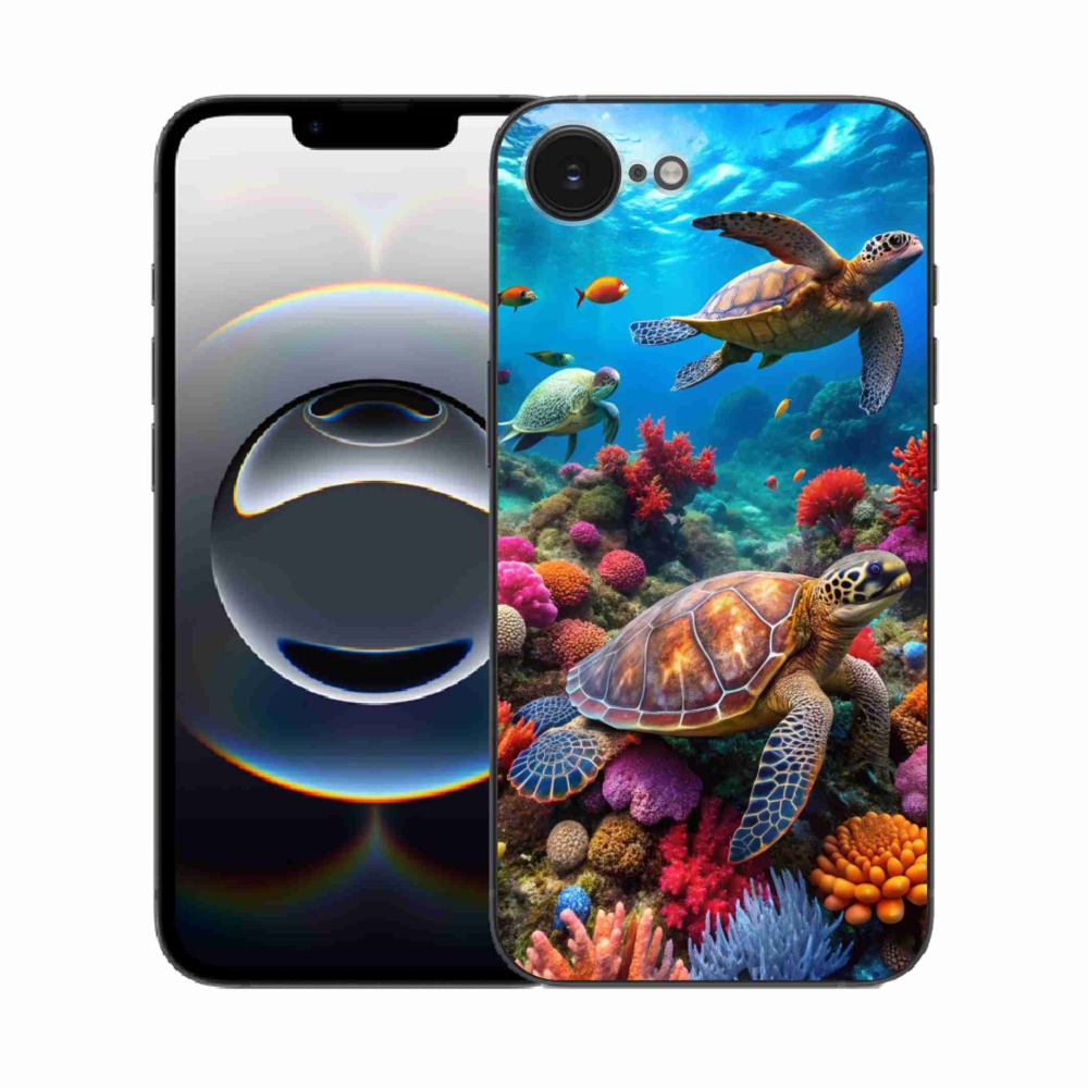 Zselés borítás mmCase iPhone 16e készülékhez - Sea World 2