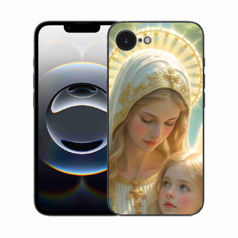 Gél borítás mmCase iPhone 16e készülékhez - Vallási motívum 2