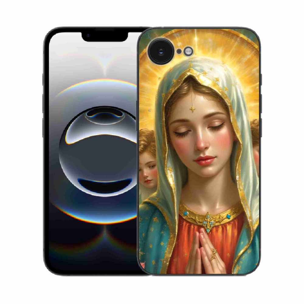 Gél borítás mmCase iPhone 16e készülékhez - vallási motívum 3