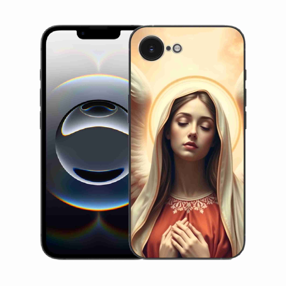 Zselés borítás mmCase iPhone 16e készülékhez - vallási motívumok