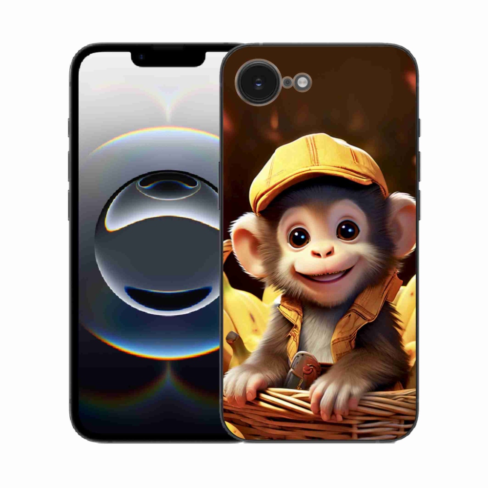 mmCase gél tok az iPhone 16e-hez – majom a kosárban