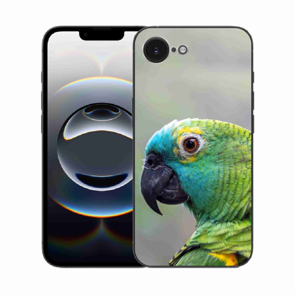 Zselés borítás mmCase iPhone 16e készülékhez - papagáj amazon