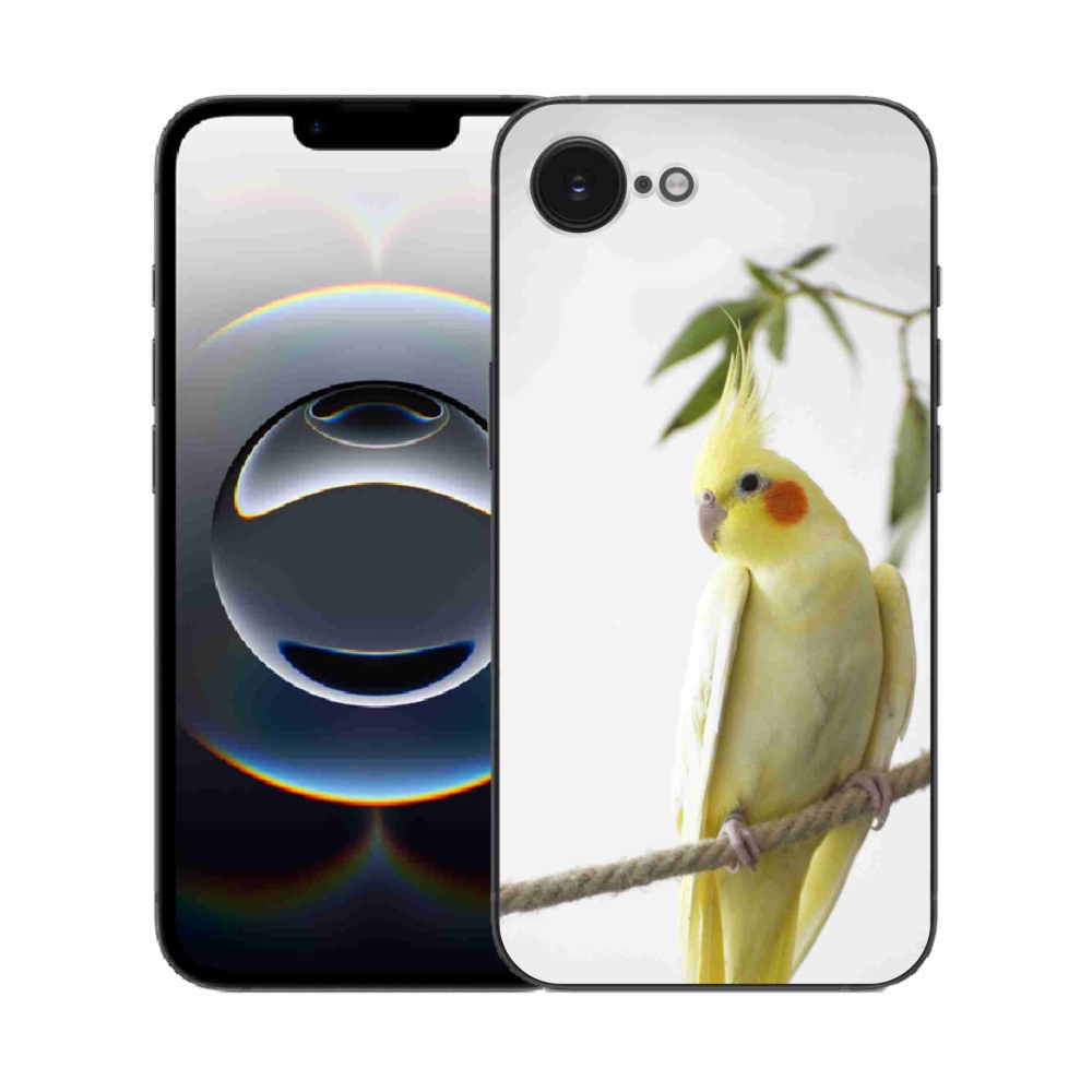 mmCase gél tok az iPhone 16e-hez – tollas papagáj