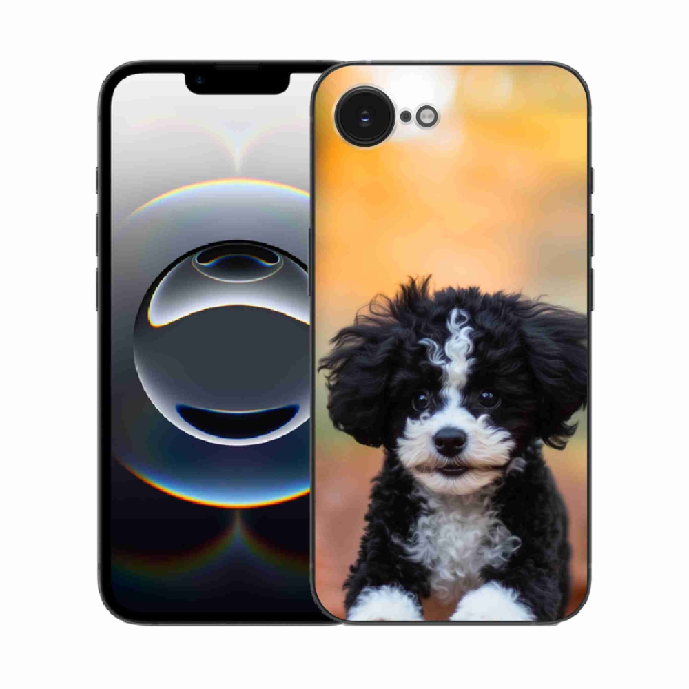 Gél borítás mmCase iPhone 16e készülékhez - aranyos kiskutya 2