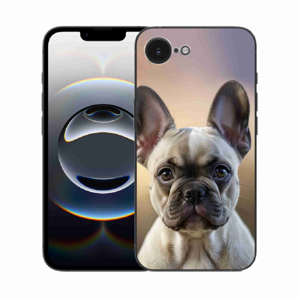 mmCase gél tok az iPhone 16e-hez – aranyos francia buldog