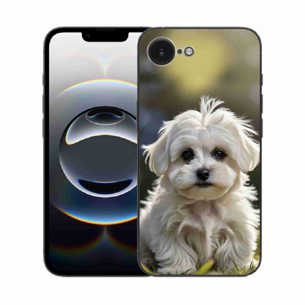 mmCase gél tok az iPhone 16e-hez – aranyos máltai kutyus