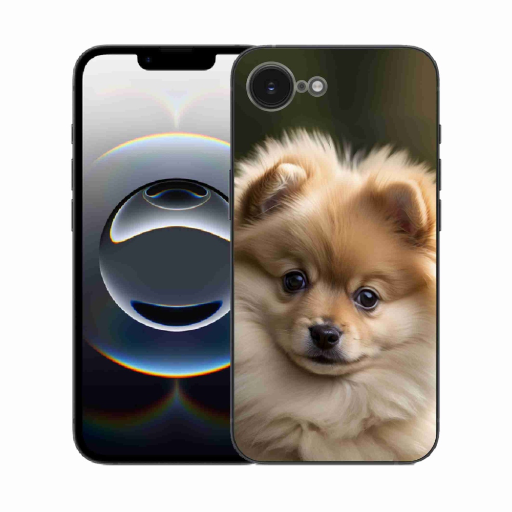 mmCase gél tok az iPhone 16e-hez – aranyos pomerániai 2