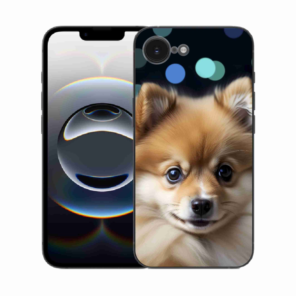 mmCase gél tok az iPhone 16e-hez – aranyos pomerániai
