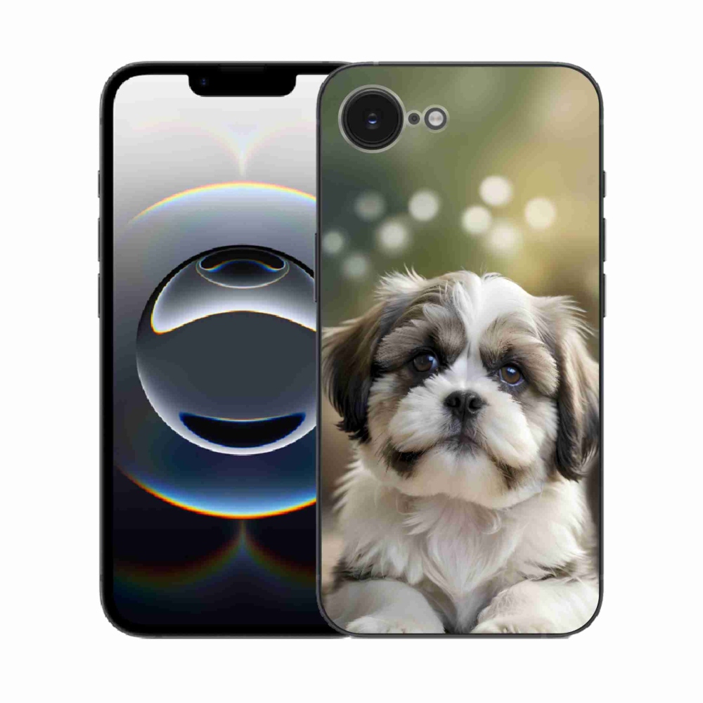 mmCase gél tok az iPhone 16e-hez – aranyos shih-tzu