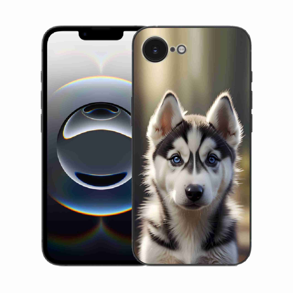 mmCase gél tok az iPhone 16e-hez – aranyos szibériai husky