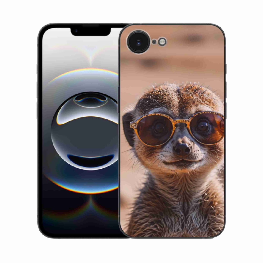 Gél borítás mmCase iPhone 16e készülékhez - stílusos surikata