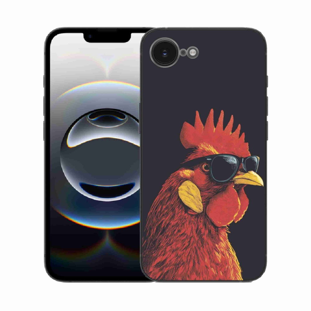 Gél borítás mmCase iPhone 16e készülékhez - stílusos kakas
