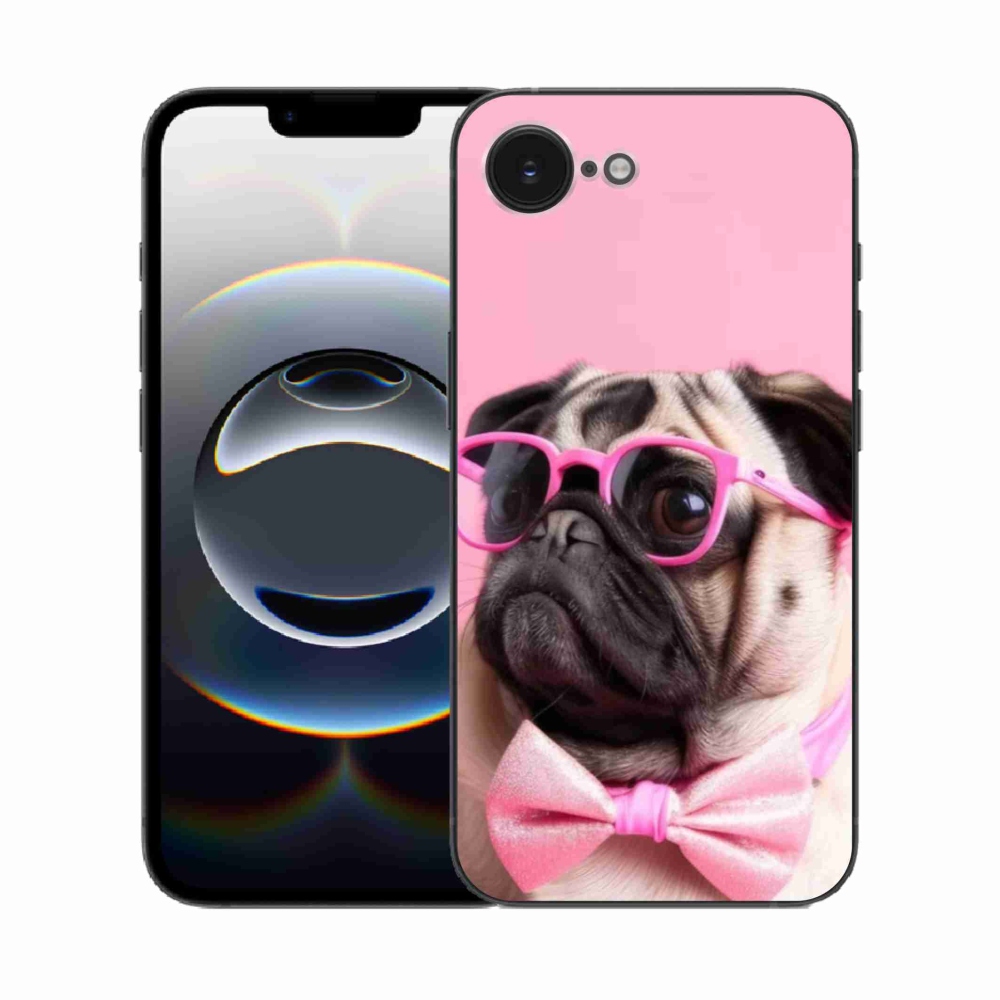 Gél borítás mmCase iPhone 16e készülékhez - stílusos mopsz