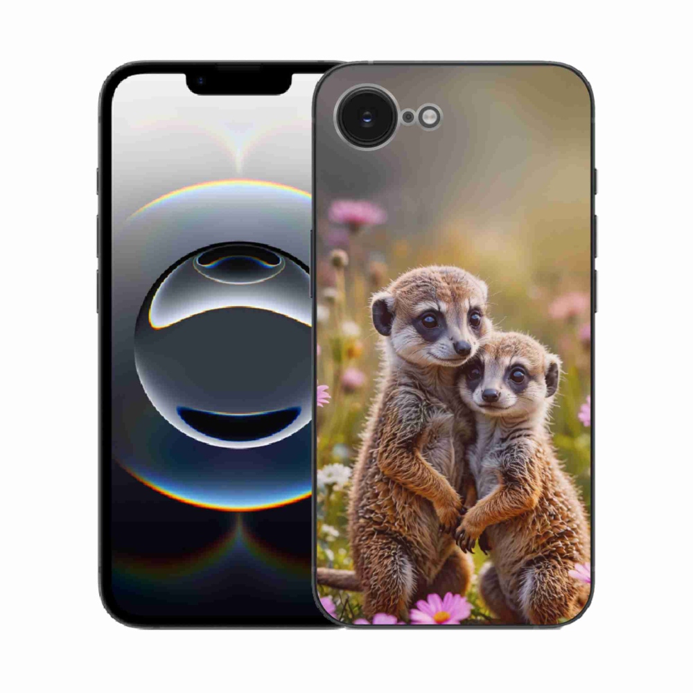 mmCase gél tok az iPhone 16e-hez – szurikáta-duó