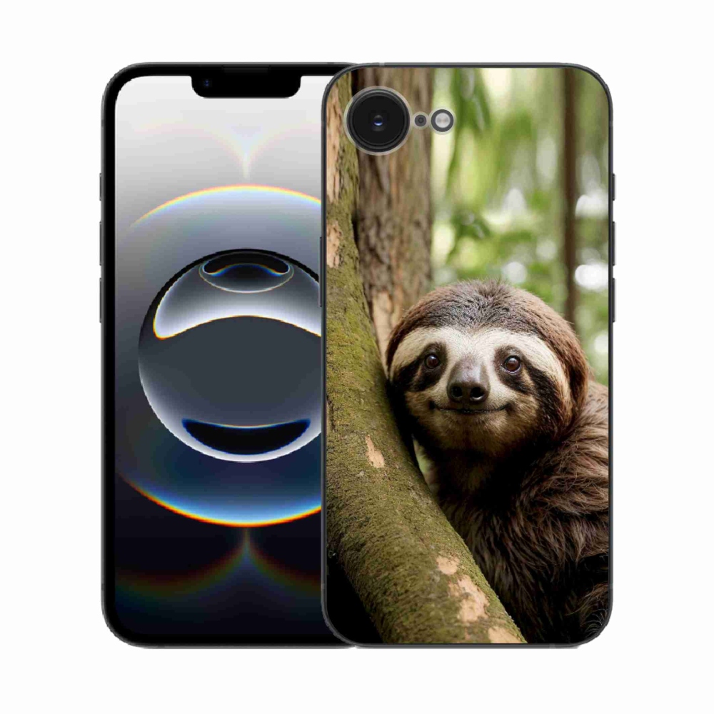 mmCase gél tok az iPhone 16e-hez – mosolygós lajhár