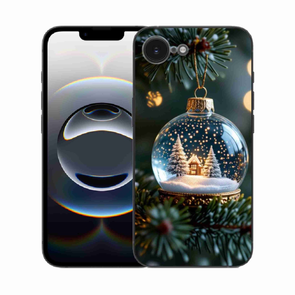 Gél borítás mmCase iPhone 16e készülékhez - Karácsonyi gömb 2
