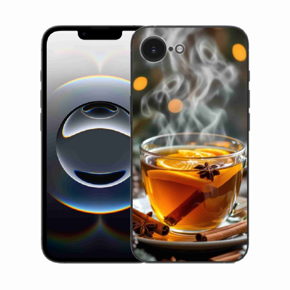 Zselés borítás mmCase iPhone 16e készülékhez - karácsonyi lyukasztás