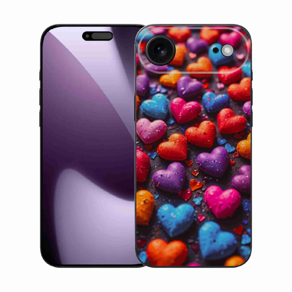 Gél borítás mmCase iPhone 17 Air készülékhez - színes szív