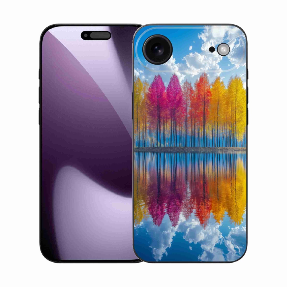 Gél borítás mmCase iPhone 17 Air készülékhez - színes fák