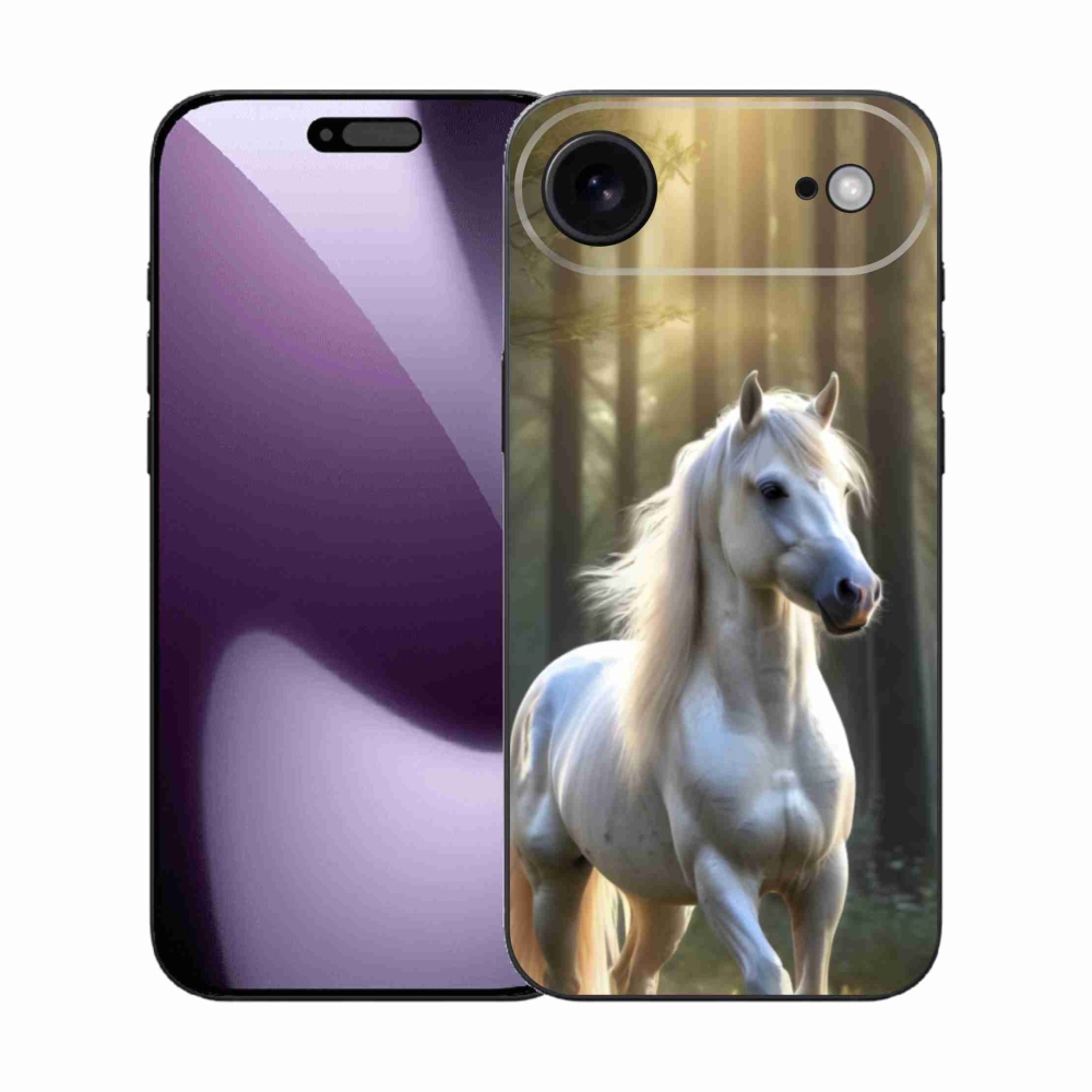 Zselés borítás mmCase iPhone 17 Air készülékhez - fehér ló 3