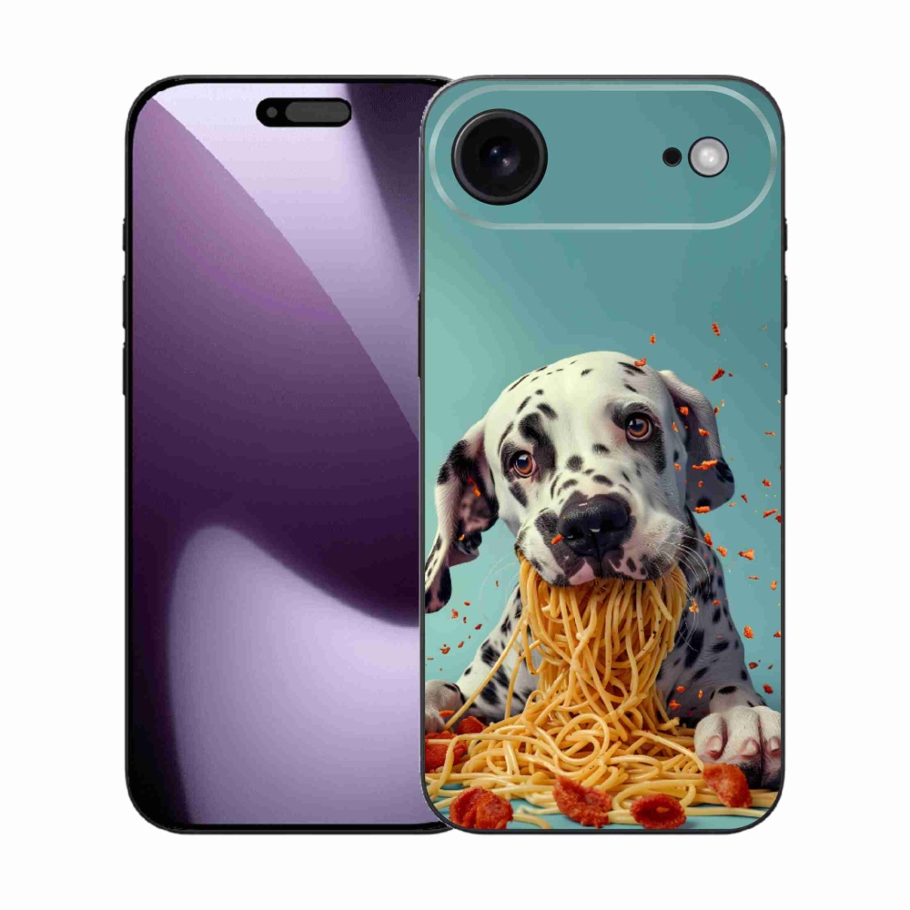 mmCase gél tok az iPhone 17 Air-hez – dalmát és spagetti