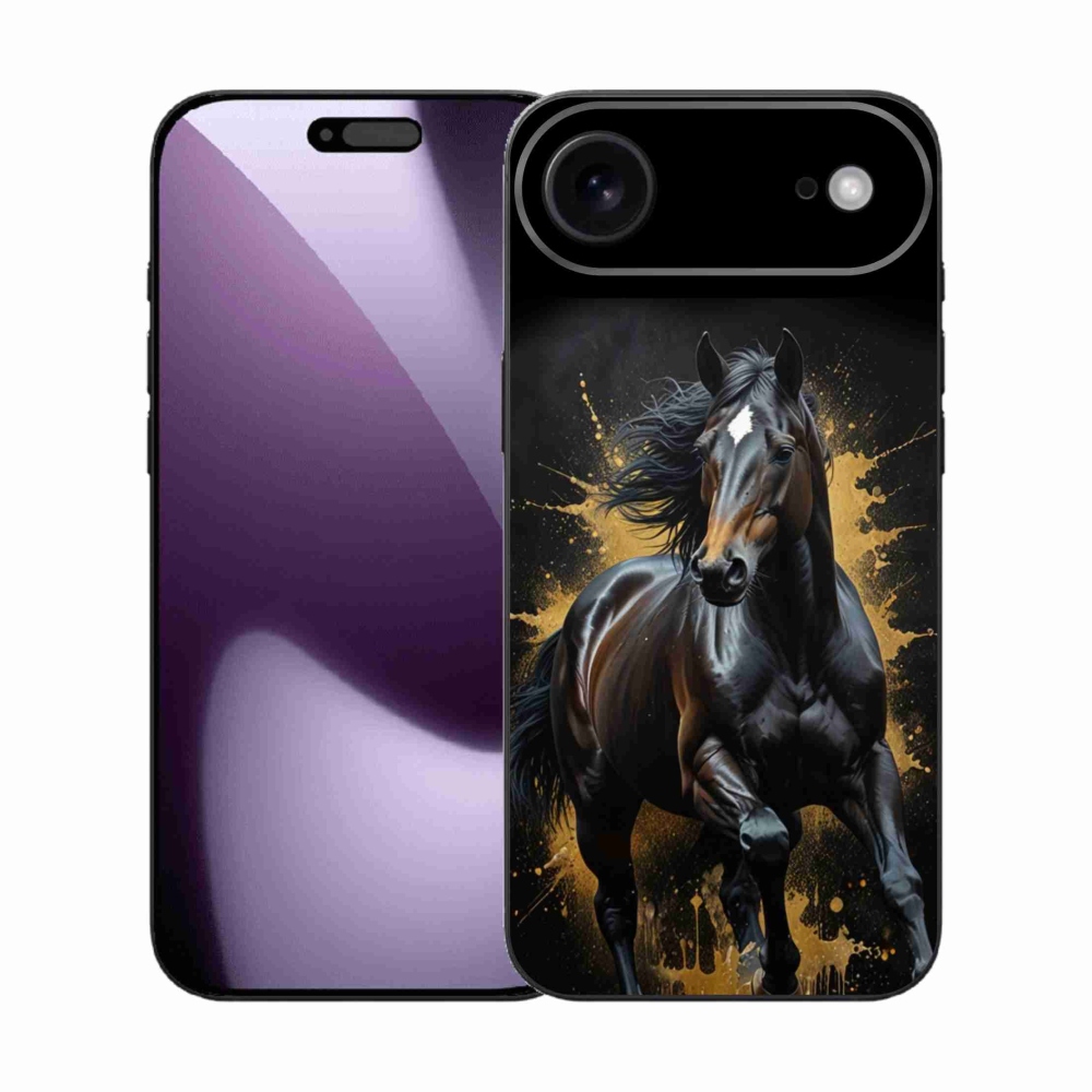 mmCase gél tok az iPhone 17 Air-hez – elegáns fekete csődör