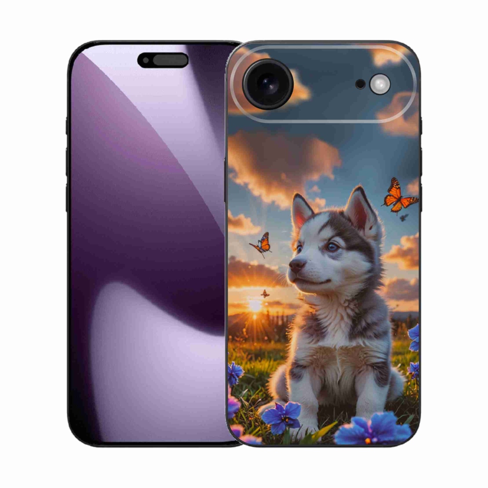 mmCase gél tok az iPhone 17 Air-hez – husky naplementekor